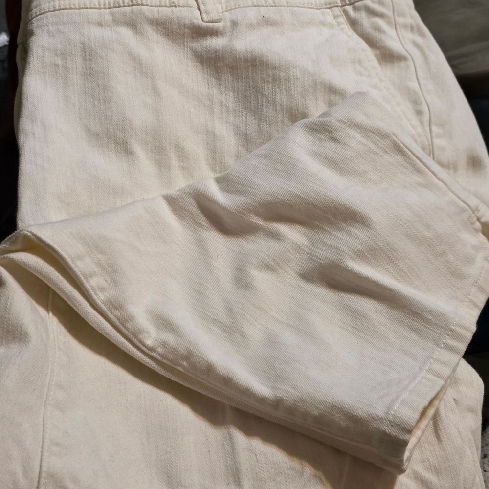 Talbots Woman White Sailor Style Preppy Wide Leg Pants - Size 18W - Picture 3 of 7